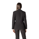 ICHI Black Polyester Blazer